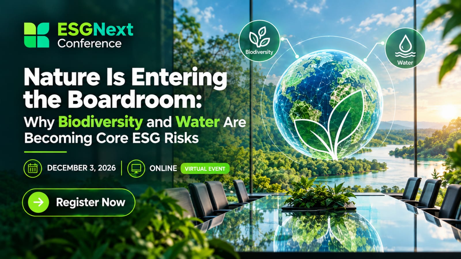 Nature Is Entering the Boardroom: Why Biodiversity and Water Are Becoming Core ESG Risks